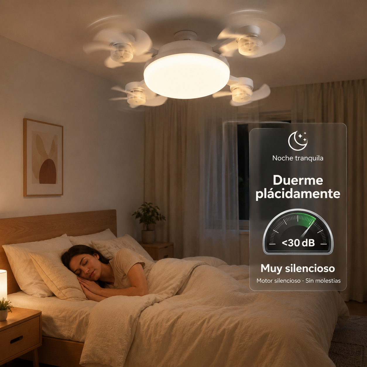 VENTILADOR LED E27 2 EN 1