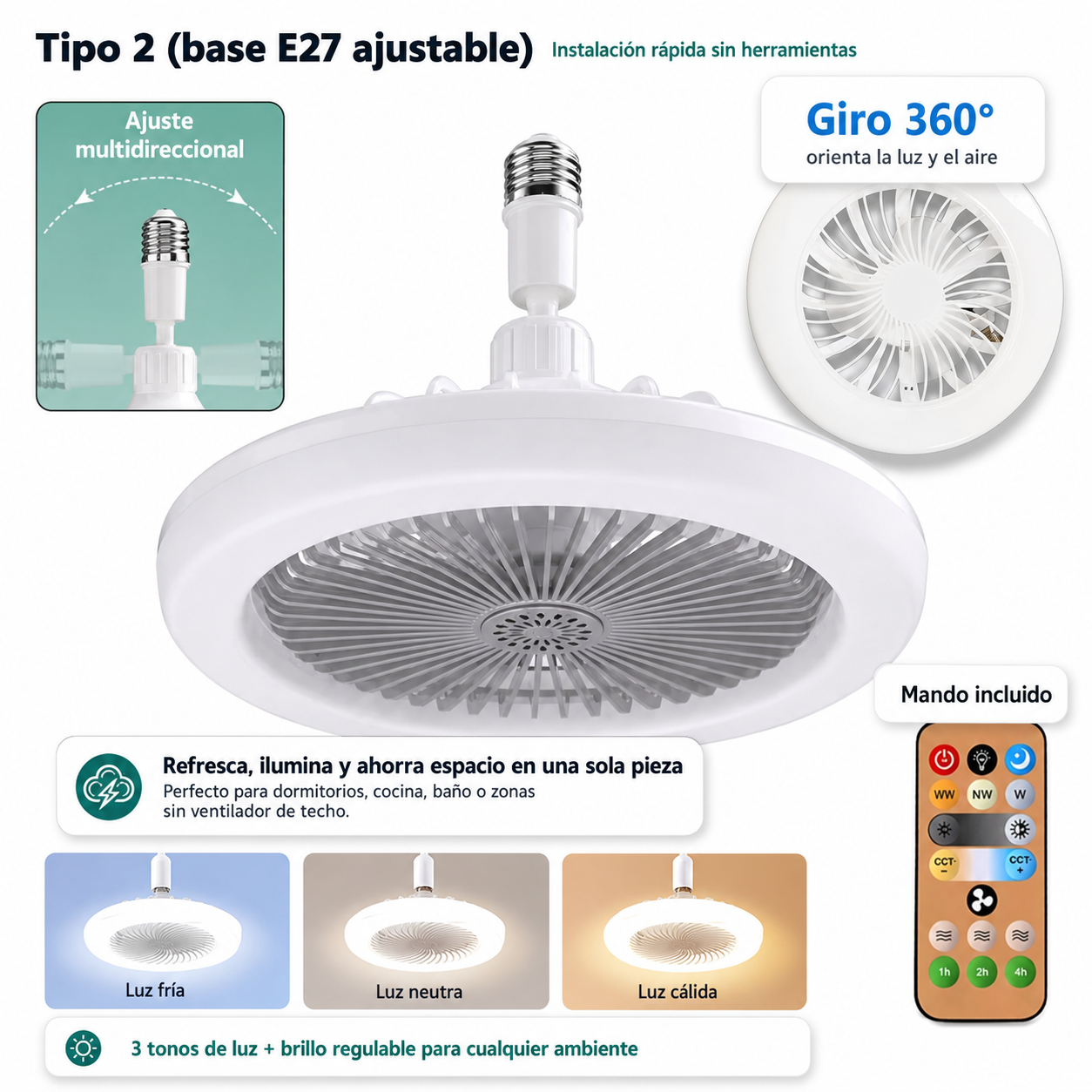 VENTILADOR AJUSTABLE